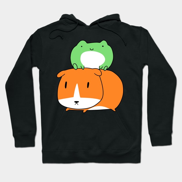 Little Frog and Guinea Pig Hoodie by saradaboru